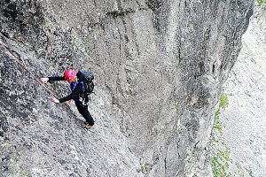 Letní lezecké výstupy na Lomnický štít a Žlutou stěnu