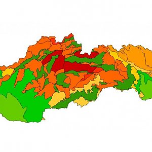 Highest Points of Geomorphological Units of Slovakia